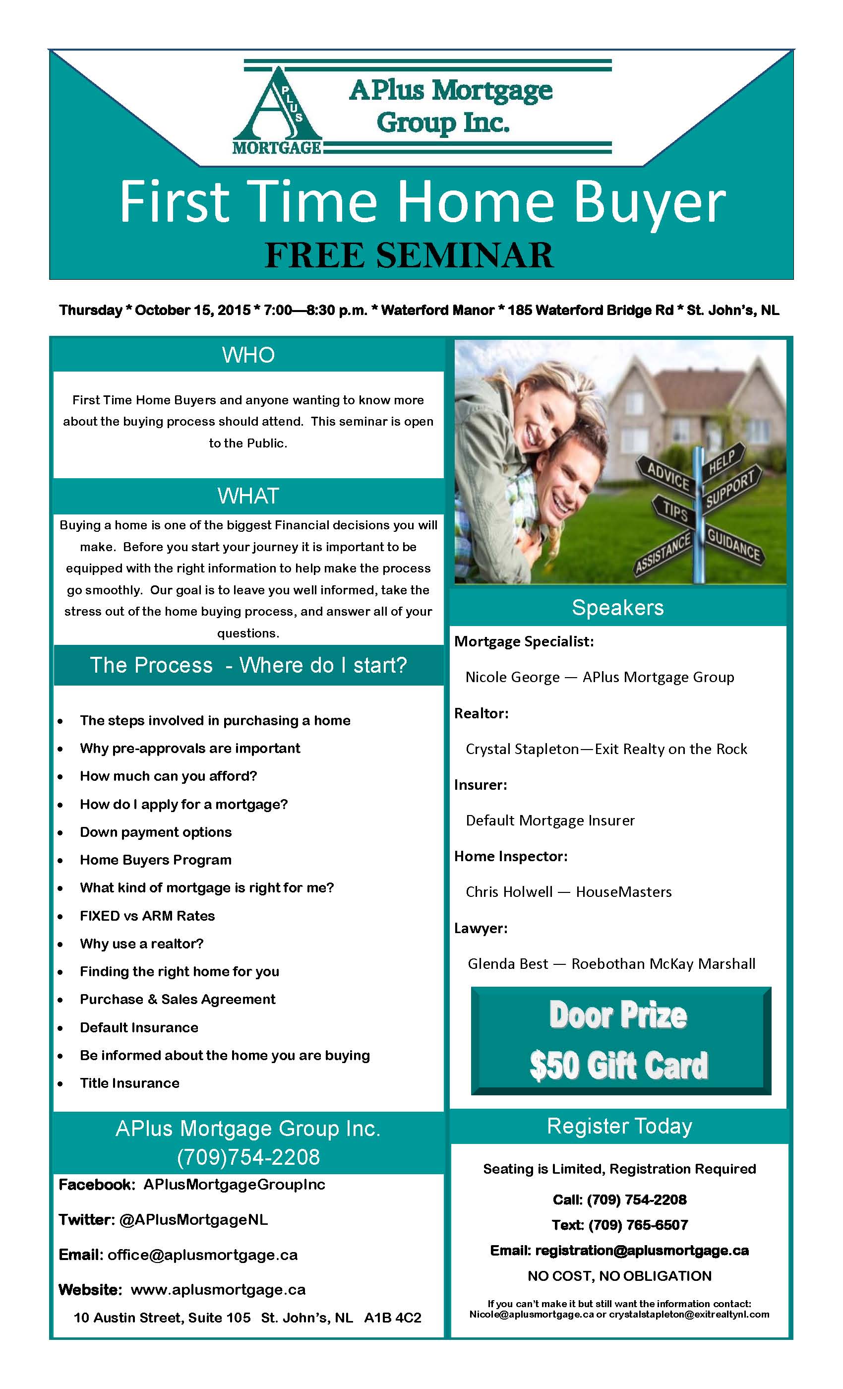 First Time Home Buyers Seminar